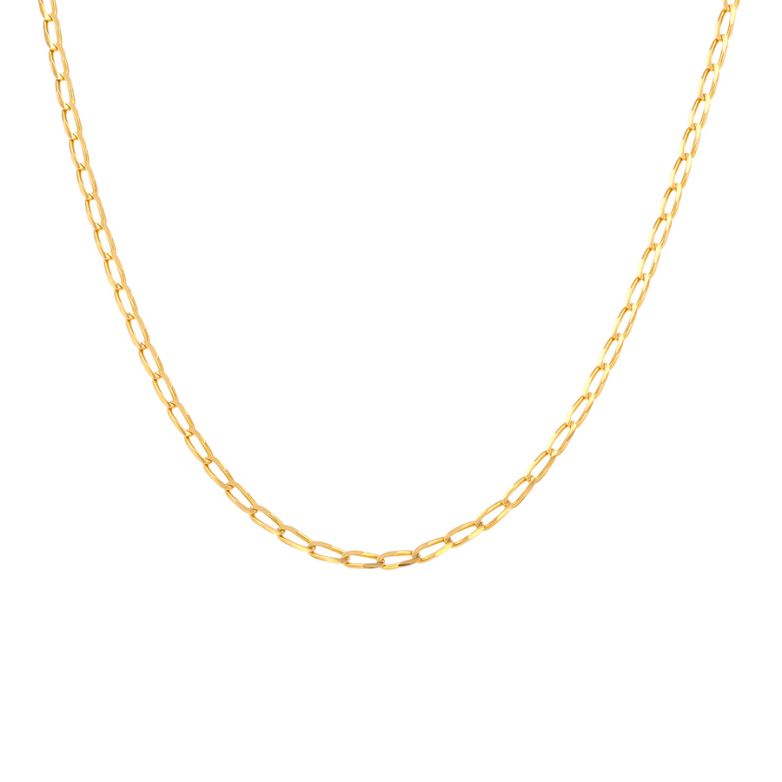Yellow gold horse chain 6.01g