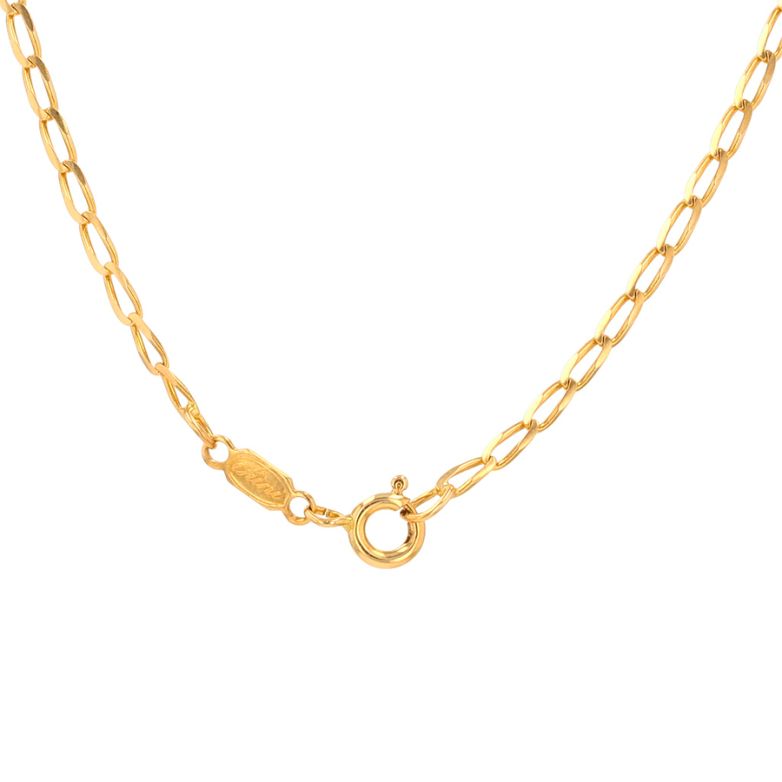 Yellow gold horse chain 6.01g