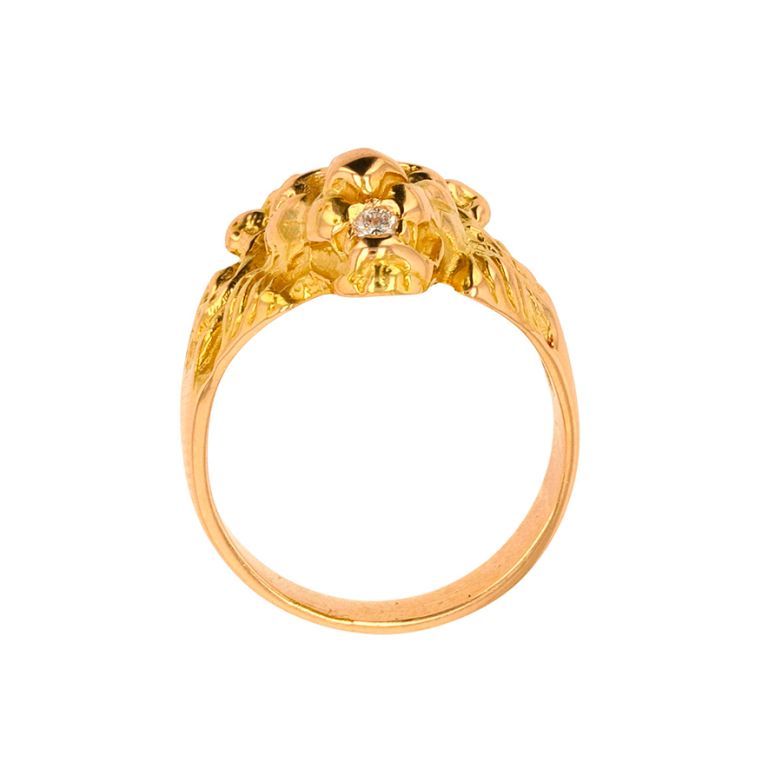 Bague vintage félin diamant...