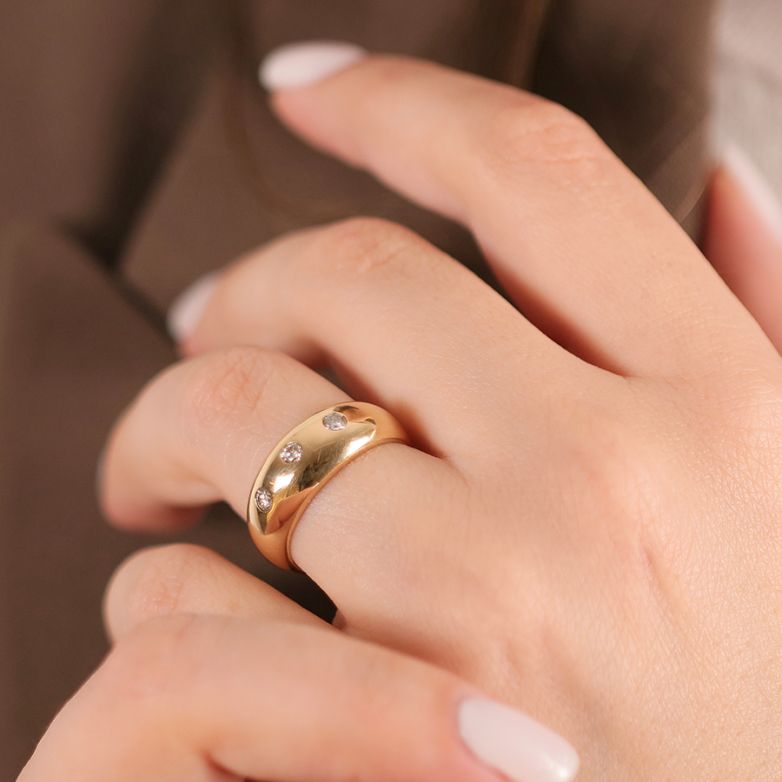 Diamond ring 0.18 carat...