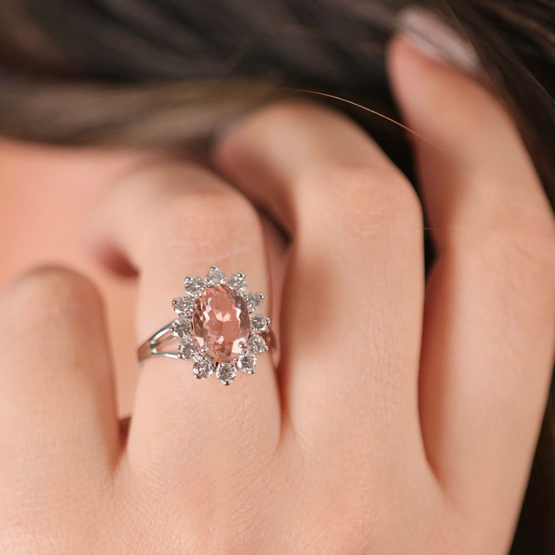 Daisy ring tourmaline 1.97...