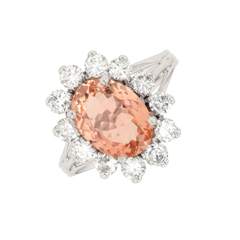 Daisy ring tourmaline 1.97...