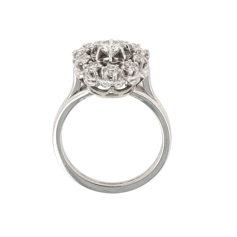 Vintage ring diamonds 1.05...