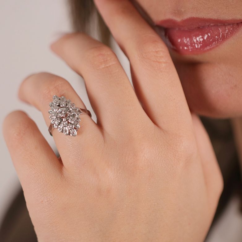 Vintage ring diamonds 0.26...