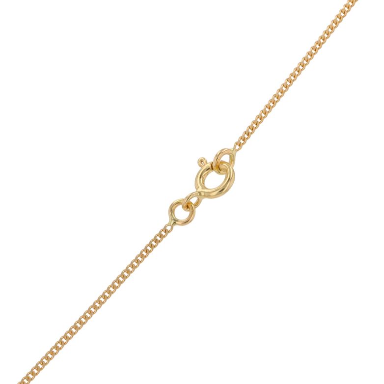2.45g yellow gold curb chain