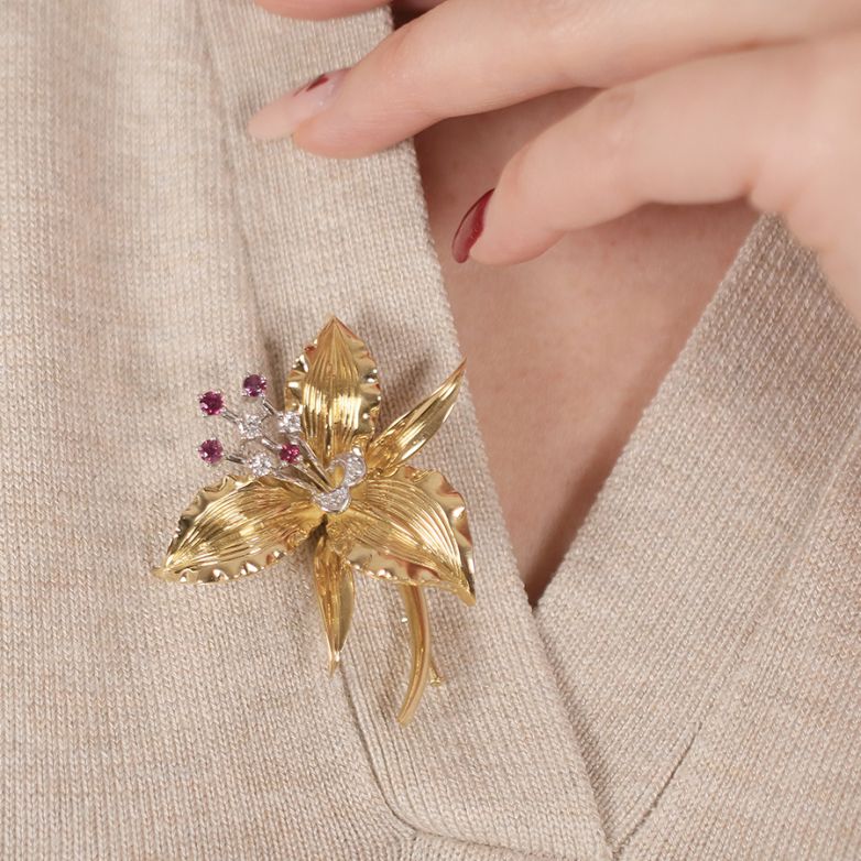 Vintage brooch with...