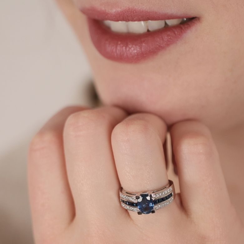 Ring sapphires 1.20 carat...
