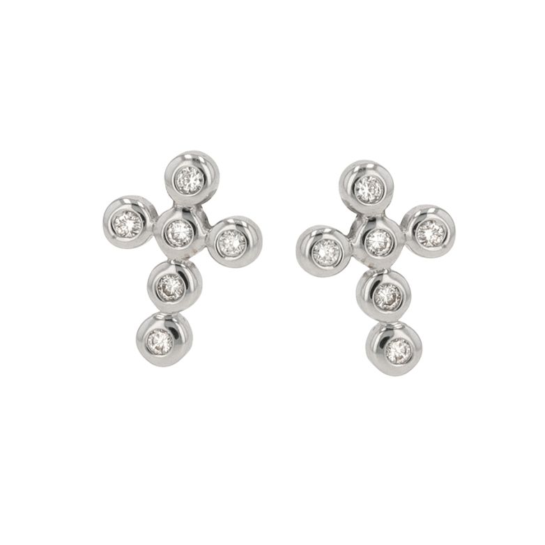 Earrings diamonds 0.12...