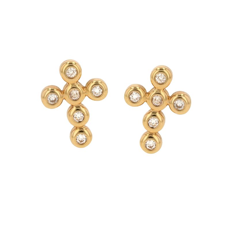 Earrings diamonds 0.12...