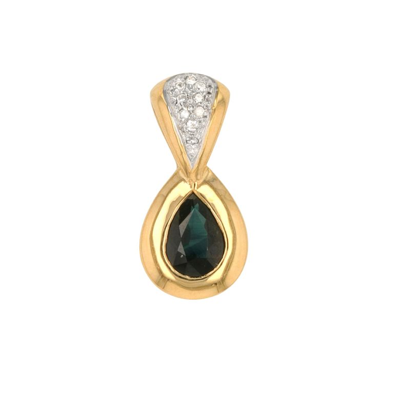Pendant sapphire 0.86 carat...
