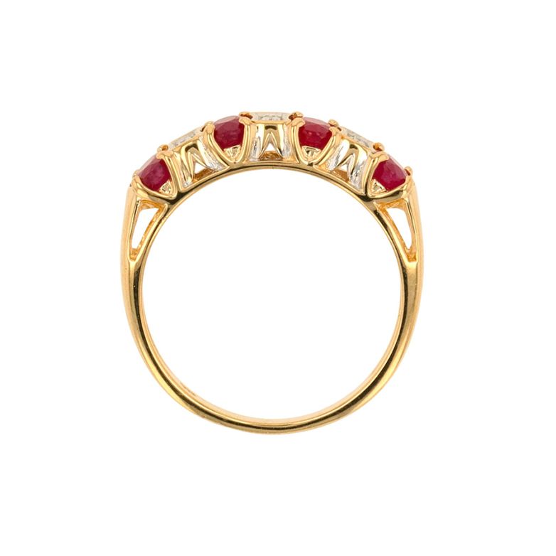 Ring ruby 0.96 carat and...