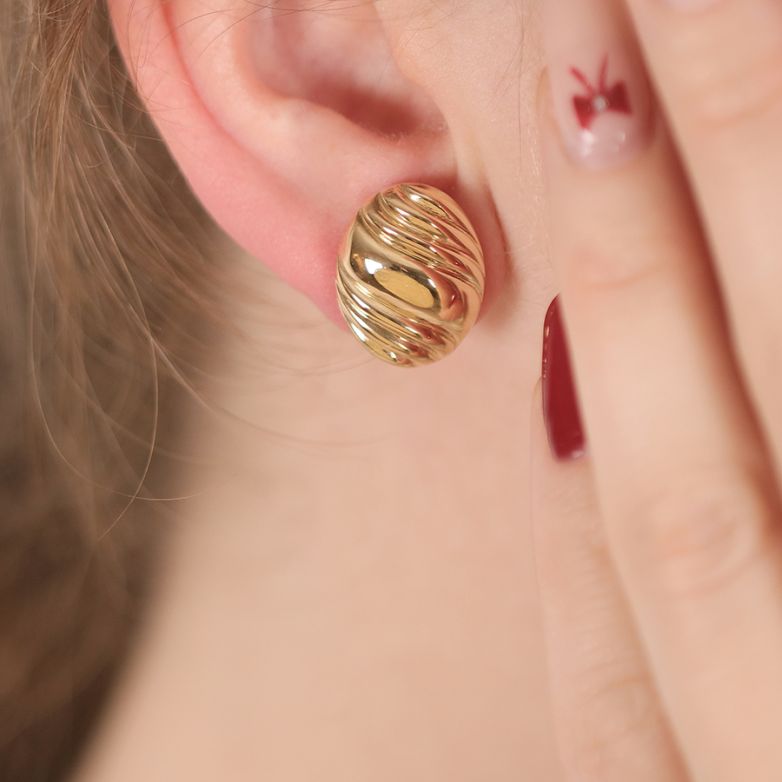 Boucles d'oreilles or jaune...