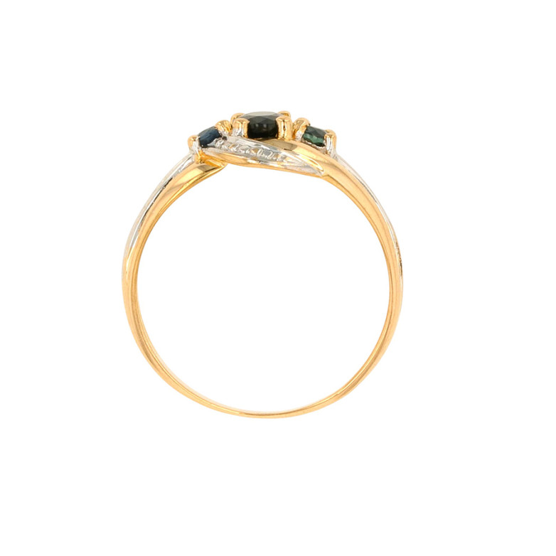 Ring sapphires 0.52 carat 2...
