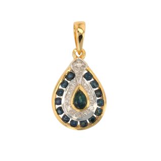 0.32 carat sapphire and...