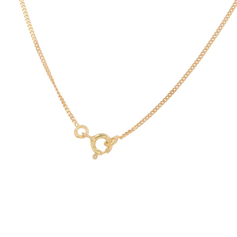 2.45g yellow gold curb chain