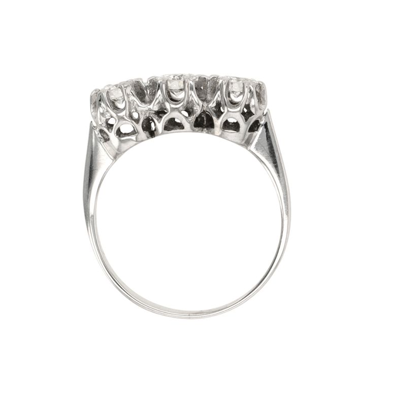 Bague vintage diamants 0.54...