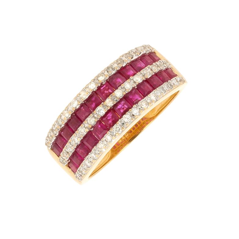 Ring ruby 1.44 carat and...