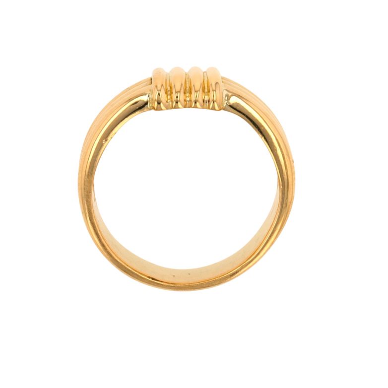 Yellow gold ring 9.83g