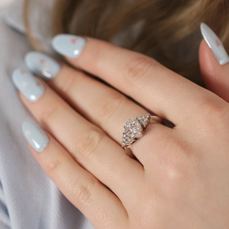0.67-carat diamond ring,...