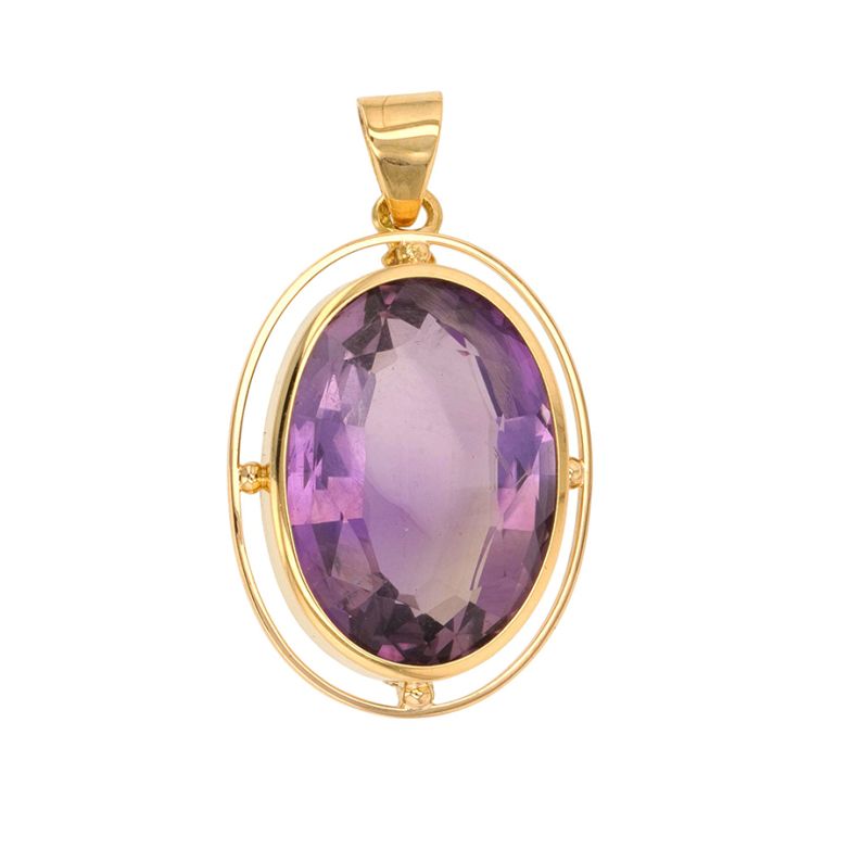 Vintage amethyst pendant...