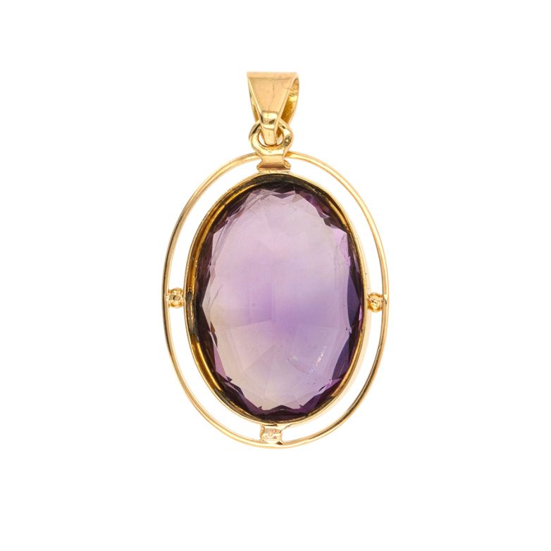 Vintage amethyst pendant...