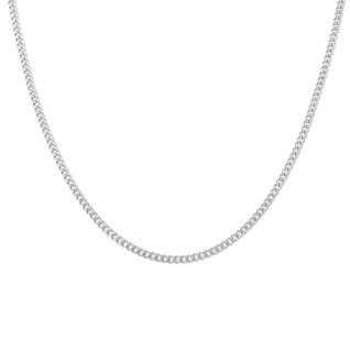White gold gourmet chain...