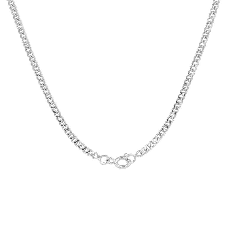 White gold gourmet chain...