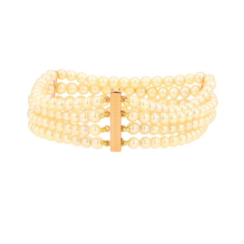 Vintage bracelet 4 rows of...