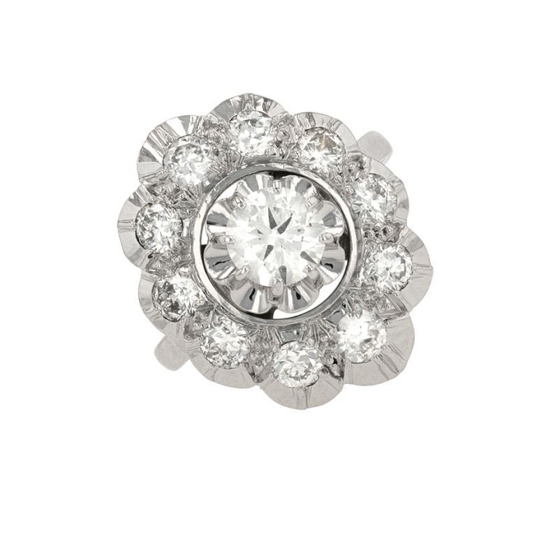 Vintage ring diamonds 1.80...