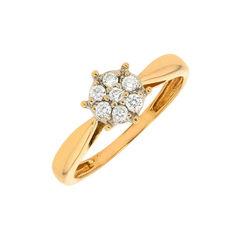 Diamond ring 0.14 carat 2...