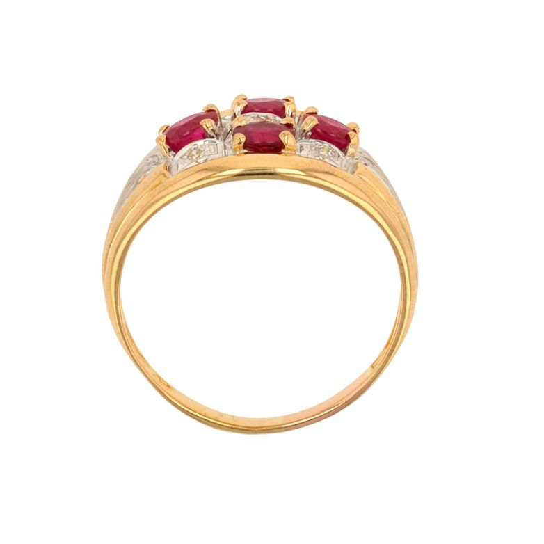 Ring ruby 0.80 carat and...