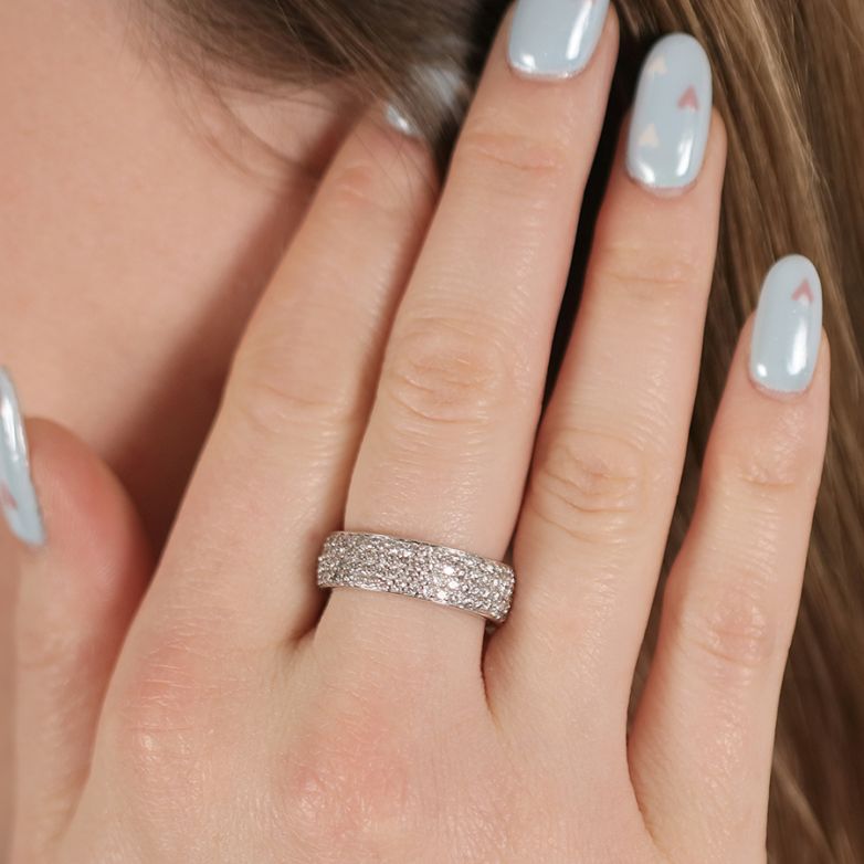 Diamond wedding band 1.56...