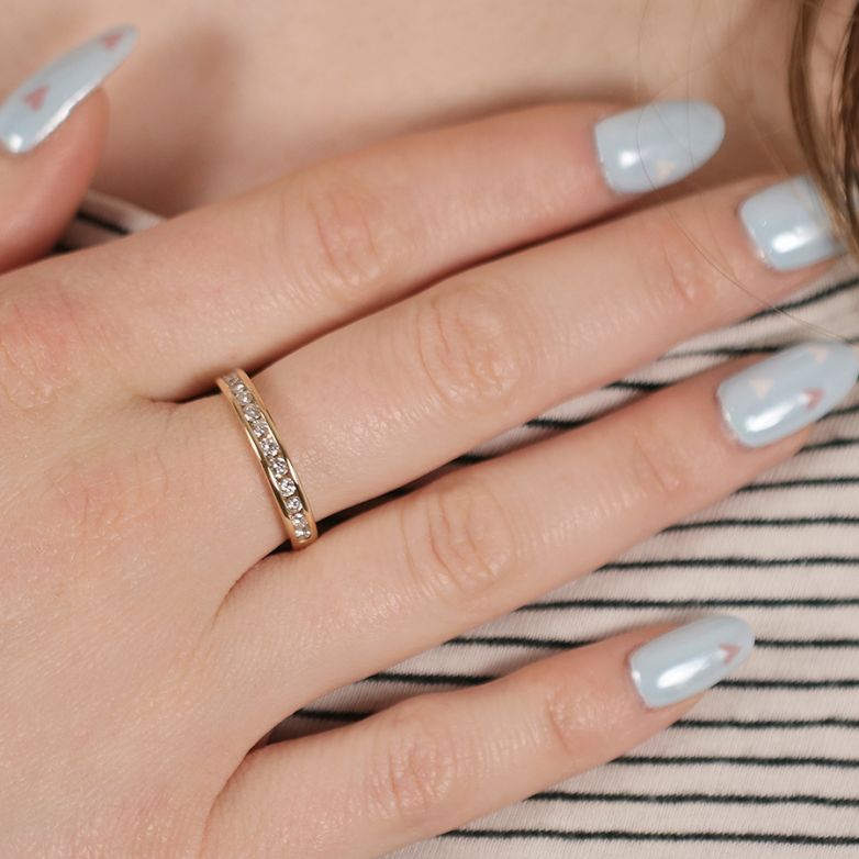 Diamond wedding band 0.39...