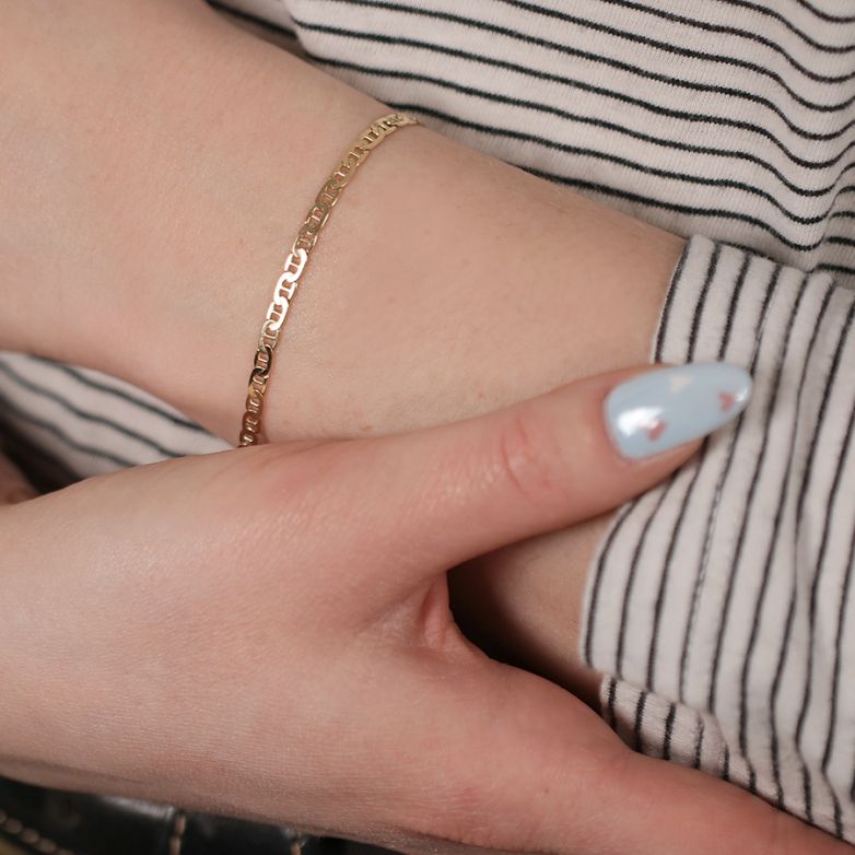 Marine mesh bracelet yellow...