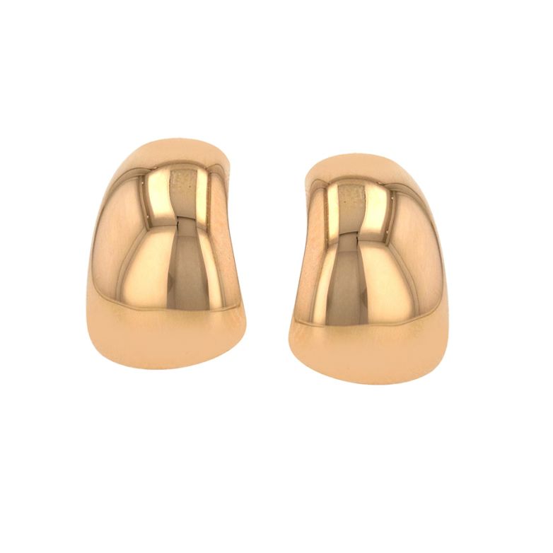 Yellow gold earrings 2.53g