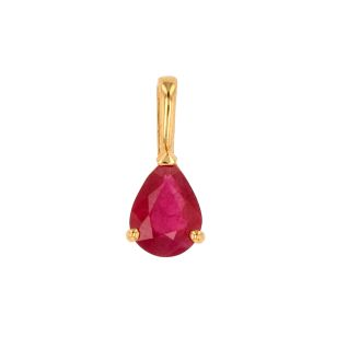 Pendant ruby 0.72 carat...