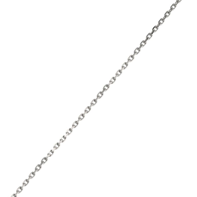 2.19g white gold cable chain