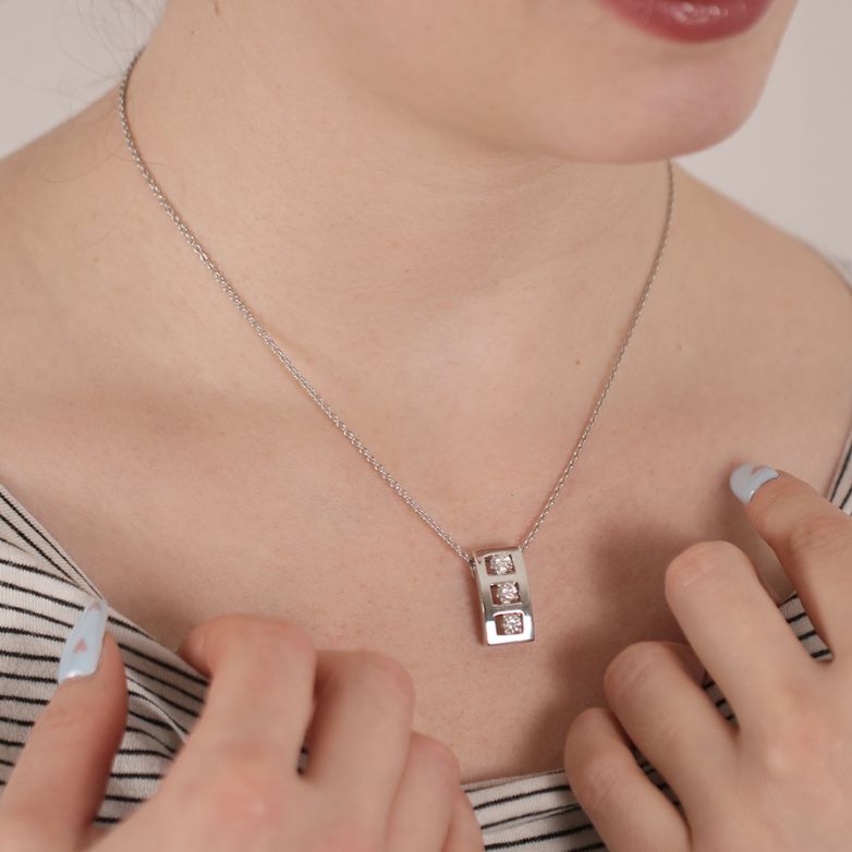 Diamond trilogy necklace...