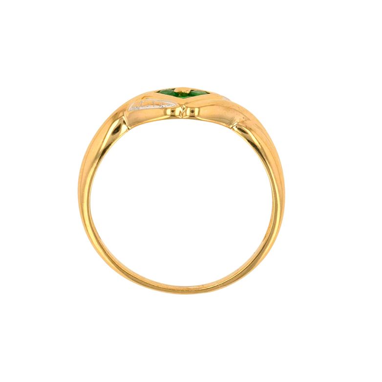 Emerald ring 0.08 carat...