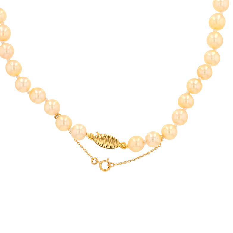 24.78g yellow gold choker...