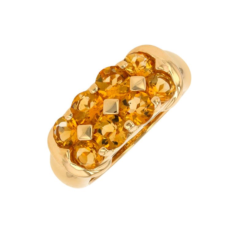 Ring citrines 0.72 carat...