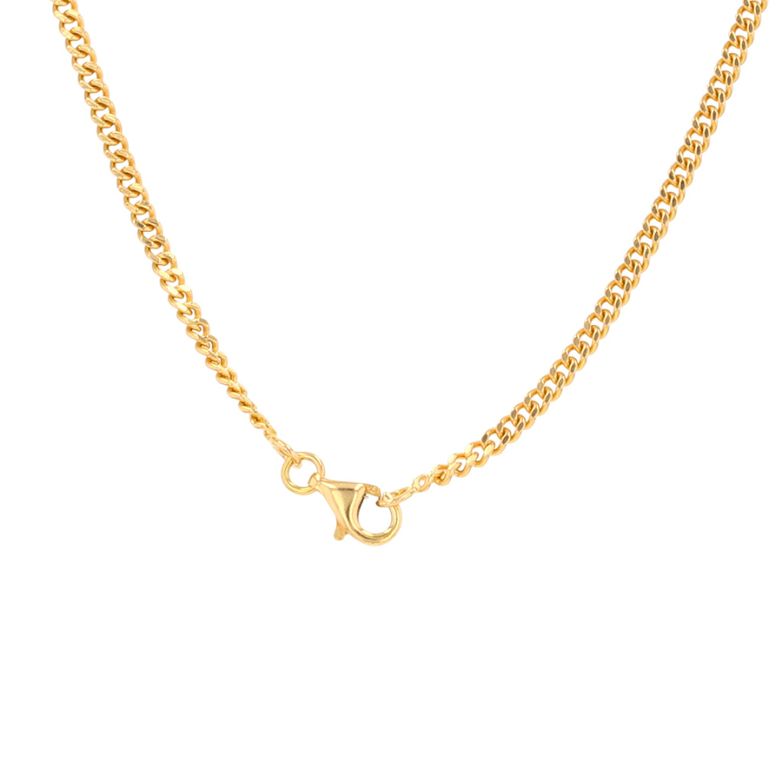 11.06g yellow gold curb chain