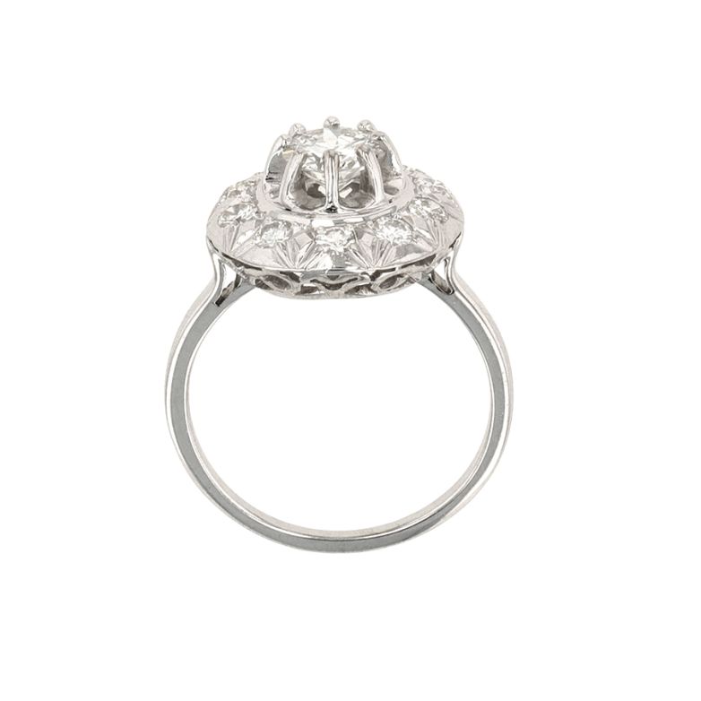 Vintage ring diamonds 1.05...