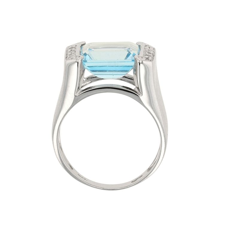 Ring topaz 5.86 carats and...