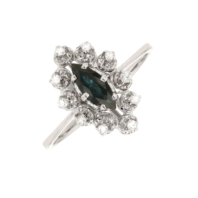 Vintage ring sapphire 0.33...