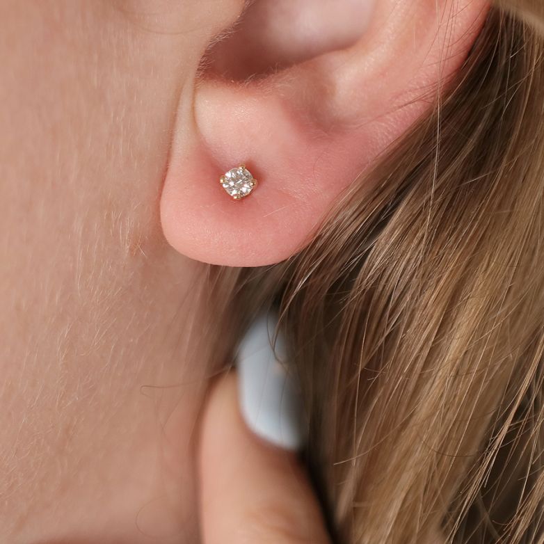 Earrings diamonds 0.26...