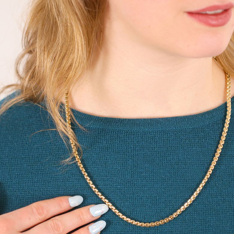 Fancy mesh necklace in...