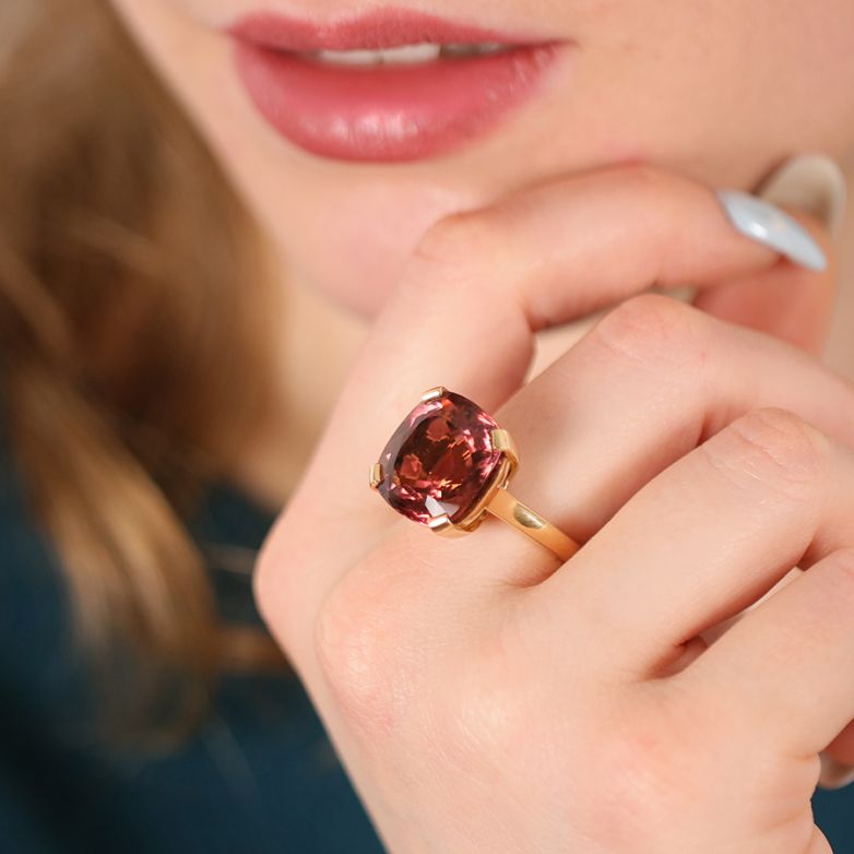 Tourmaline ring 16.44...