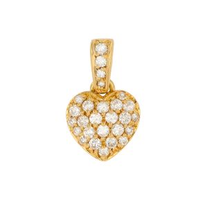Heart pendant diamonds 0.44...