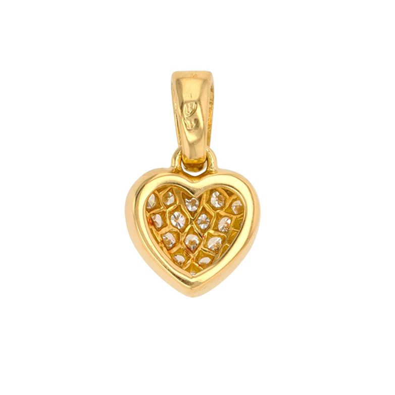 Heart pendant diamonds 0.44...